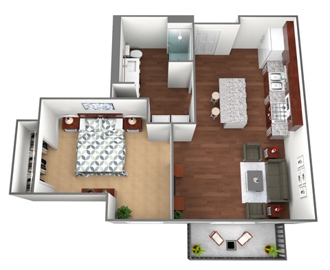 Ballybay-ADA Floor Plan at Liffey on Snelling, Minnesota